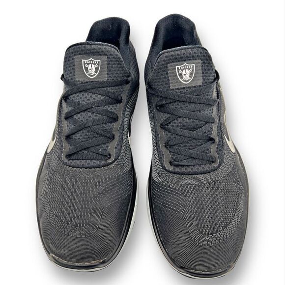 Men\'s Nike Free Trainer V7 x NFL Oakland Raiders Size 12 Shoes AA1948-001 Rare main image 6